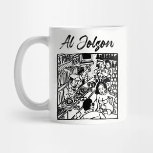 al jonson ll vinyl store Mug